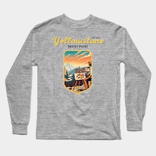 USA - NATIONAL PARK - YELLOWSTONE - Yellowstone Artists Point -26 Long Sleeve T-Shirt